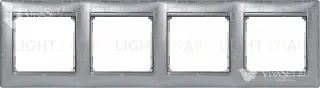Рамка четверная Legrand Valena алюминий модерн 770344 770344
