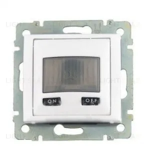 Датчик движения Legrand Valena комфорт 1000 Вт, с N-клемой (3-х проводная схема подключения), белый глянец 774269 774269