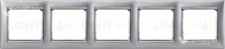 Рамка пятерная Legrand Valena матовый алюминий 770335 770335