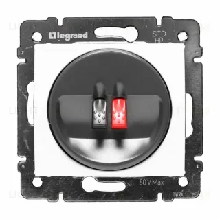 Акустическая розетка одинарная Legrand Valena, белый глянец 774223 774223