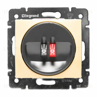 Акустическая розетка одинарная Legrand Valena, кремовый глянцевый 774123 774123