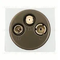 Розетка телевизионная TV SAT FM единственная Legrand Valena 774435 774435