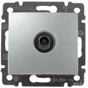 Розетка TV оконечная Legrand Valena, алюминий 770130 770130