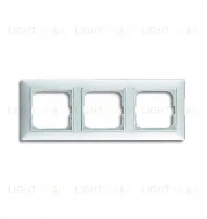 Рамка трехместная ABB Basic 55 альпийский белый 2CKA001725A1481 2CKA001725A1481