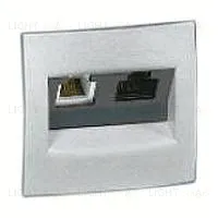 Розетка телефонная двойная Legrand Valena RJ11 770139 770139