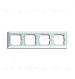 Рамка четырехместная ABB Basic 55 альпийский белый 2CKA001725A1482 2CKA001725A1482