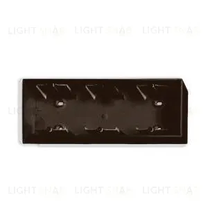 Коробка тройная для открытого монтажа ABB Basic 55, шато-черный 2CKA001799A0967 2CKA001799A0967