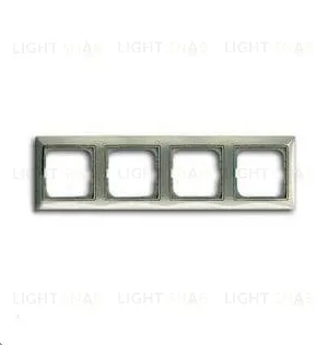 Рамка четырехместная ABB Basic 55, цвет шампань 2CKA001725A1504 2CKA001725A1504