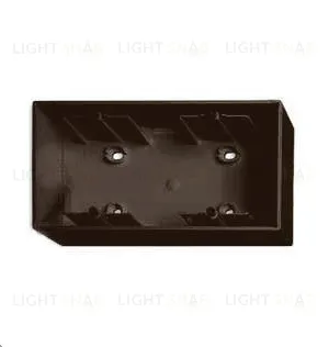 Коробка двойная для открытого монтажа ABB Basic 55, шато-черный 2CKA001799A0966 2CKA001799A0966