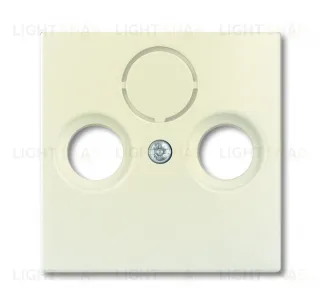 Розетка ТВ + радио проходная ABB Basic 55, слоновая кость 2CKA001724A4284+2CKA000230A0268 2CKA001724A4284 + 2CKA000230A0268