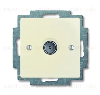 Розетка ТВ ABB Basic 55, слоновая кость 2CKA001724A4280 2CKA001724A4280