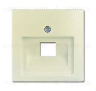 Розетка компьютерная RJ-45 1 выход ABB Basic 55, слоновая кость 2CKA000230A0410+2CKA001753A0098 2CKA000230A0410 + 2CKA001753A0098