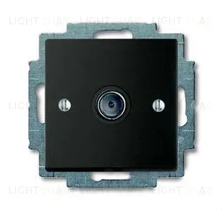 Розетка ТВ ABB Basic 55, шато-черный 2CKA001724A4313 2CKA001724A4313