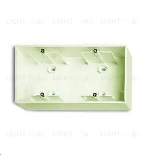 Коробка двойная для открытого монтажа ABB Basic 55, слоновая кость 2CKA001799A0972 2CKA001799A0972