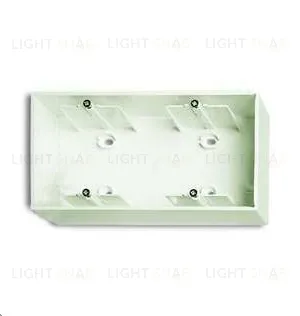Коробка двойная для открытого монтажа ABB Basic 55, шале-белый 2CKA001799A0969 2CKA001799A0969