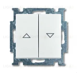 Выключатель жалюзи без фиксации ABB Basic 55, белый 2CKA001413A1082 2CKA001413A1082