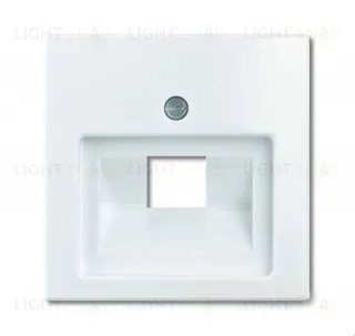 Розетка компьютерная Jung RJ-45 1 выход с лицевой панелью ABB Basic 55, белый EPUAE8UPOK6+2CKA001753A0096 EPUAE8UPOK6 + 2CKA001753A0096