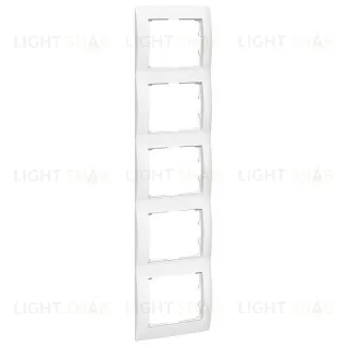 Рамка пятерная для вертикального монтажа Legrand Galea Life белый глянцевый 771009 771009