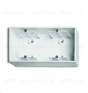 Коробка двойная для открытого монтажа ABB Basic 55, альпийский белый 2CKA001799A0975 2CKA001799A0975