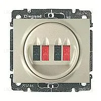 Розетка акустическая двойная Legrand Galea Life 771425+775784 771425 + 775784