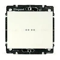 Выключатель одноклавишный проходной с подсветкой Legrand Galea Life (вкл/выкл с 2-х мест) 10А/250В 775602+771034 775602 + 771034