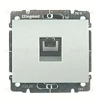 Розетка компьютерная одинарная Legrand Galea Life RJ45 5-й кат. 775761+771395 775761 + 771395