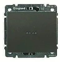 Выключатель одноклавишный проходной с подсветкой Legrand Galea Life (вкл/выкл с 2-х мест) 10А/250В 775602+771234 775602 + 771234