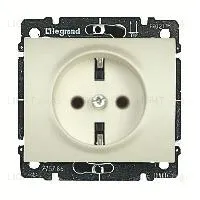 Розетка с заземляющими контактами Legrand Galea Life 16А/250В 775921+771520 775921 + 771520