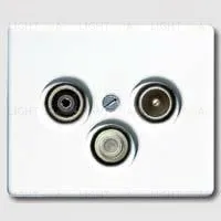 Телевизионная розетка оконечная Jung TV-SAT-FM S4100+sl561satww S4100 + sl561satww