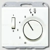 Терморегулятор Jung SL 500 с выносным датчиком для электрического теплого пола, 10A/230B FTR231+SLFTR231PLWW FTR231 + SLFTR231PLWW