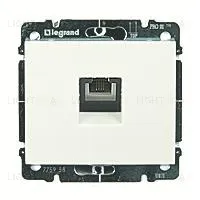 Розетка телефонная одинарная Legrand Galea Life RJ11 775938+777095 775938 + 777095