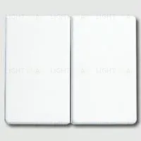 Выключатель двухклавишный Jung SL 500, 10А/250В 505u+sl595ww 505u + sl595ww