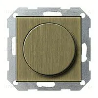 Светорегулятор поворотный Gira для LED 3-40Вт., 40-200Вт ламп накал. и галог. 030000+0650603 030000 + 0650603