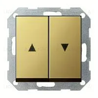 Выключатель управления жалюзи клавишный Gira, 10А/250В 015900+0294604 015900 + 0294604