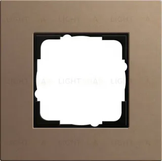Рамка одноместная Gira Linoleum-Multiplex, светло-коричневый 0211221 0211221