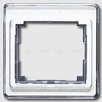 Рамка одинарная Jung SL 500 стекло серебро sl581si sl581si