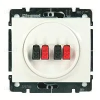 Розетка акустическая двойная Legrand Galea Life 771025+775784 771025 + 775784