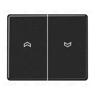 Выключатель управления жалюзи кнопочный Jung, 10А/250В 539vu+sl595psw 539vu + sl595psw