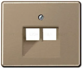 Розетка компьютерная двойная Jung RJ45 6-й кат. sl569-2uagb+epuae8-8upok6 sl569-2uagb + epuae8-8upok6