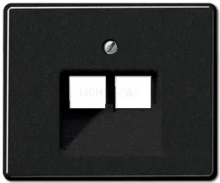 Розетка компьютерная двойная Jung RJ45 6-й кат. epuae8-8upok6+sl569-2uasw epuae8-8upok6 + sl569-2uasw