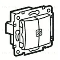 Выключатель двухклавишный с подсветкой Jung SL 500, 10А/250В 505u5+sl595ko5gb 505u5 + sl595ko5gb