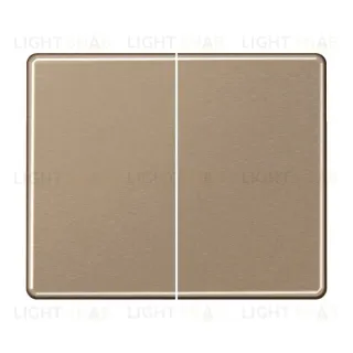 Выключатель двухклавишный Jung SL 500, 10А/250В 505u+sl595gb 505u + sl595gb