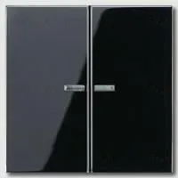 Выключатель двухклавишный с подсветкой Jung, 10А/250В 505U5+LS995KO5SW 505U5 + LS995KO5SW