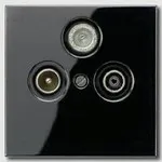 Телевизионная розетка проходная Jung TV-SAT-FM S4110+LS990SATSW S4110 + LS990SATSW