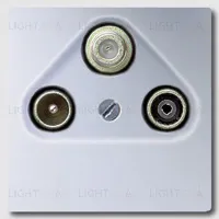 Телевизионная розетка оконечная Jung TV-SAT-FM S4100+al2990sat S4100 + al2990sat