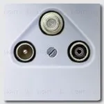 Телевизионная розетка проходная Jung TV-SAT-FM S4110+al2990sat S4110 + al2990sat