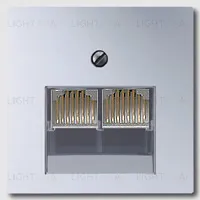 Розетка компьютерная двойная Jung RJ45 6-й кат. epuae8-8upok6+al2969-2ua epuae8-8upok6 + al2969-2ua