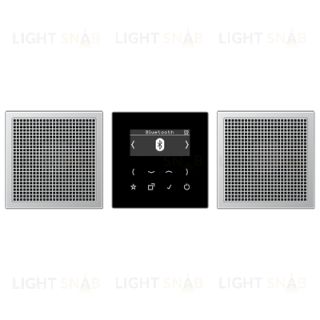 Смарт радио JUNG DAB+Bluetooth стерео, черный глянцевый, динамик алюминий DABAL2BT DABAL2BT