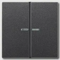 Выключатель двухклавишный с подсветкой Jung, 10А/250В 505u5+al2995ko5an 505u5 + al2995ko5an