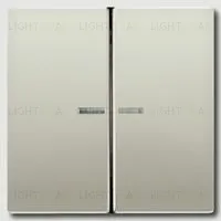 Выключатель двухклавишный с подсветкой Jung, 10А/250В 505u5+es2995ko5 505u5 + es2995ko5